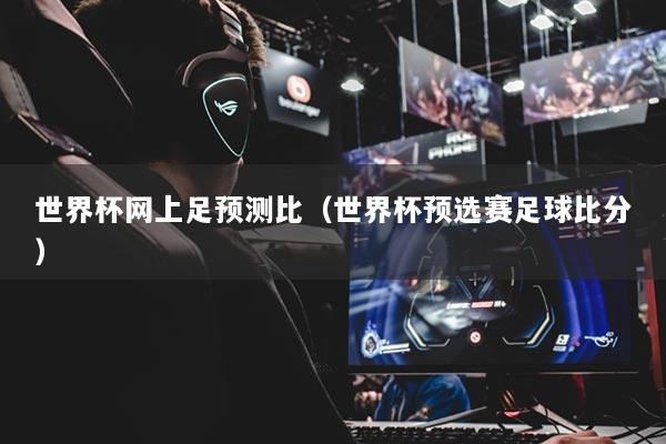 世界杯网上足预测比（世界杯预选赛足球比分）