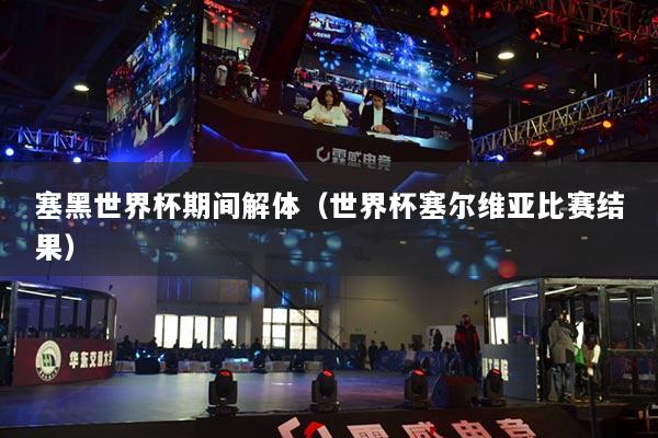 塞黑世界杯期间解体(世界杯塞尔维亚比赛结果)