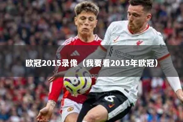 欧冠2015录像(我要看2015年欧冠)