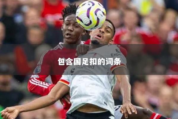 包含国足扣的词条